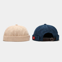 Load image into Gallery viewer, beanie-docker-cap-worker-hat-rolled-cuff-skullcap-retro-brimless-hat