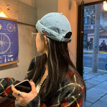 Load image into Gallery viewer, GEGEEN DOMOG Denim Docker Cap Brimless Hats Beanie Retro Peakless cap Miki Hat