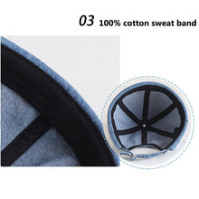Load image into Gallery viewer, GEGEEN DOMOG Denim Docker Cap Brimless Hats Beanie Retro Peakless cap Miki Hat