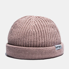 Load image into Gallery viewer, GegeenDomog Unisex Casual Patch Woolen Knitted Caps Skull Cap Dome Crimped Warm Elastic Cap Brimless Beanie