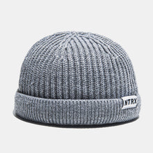 Load image into Gallery viewer, GegeenDomog Unisex Casual Patch Woolen Knitted Caps Skull Cap Dome Crimped Warm Elastic Cap Brimless Beanie