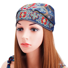 Load image into Gallery viewer, women-beanie-hand-embroidery-docker-cap-brimless-hat-skullcap
