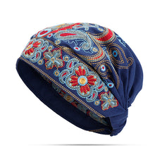 Load image into Gallery viewer, women-beanie-hand-embroidery-docker-cap-brimless-hat-skullcap