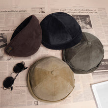 Load image into Gallery viewer, men-hats-docker-cap-hats-beanie-sailor-cap-worker-hat-rolled-cuff-retro-brimless-hat