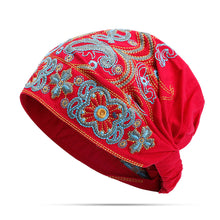 Load image into Gallery viewer, women-beanie-hand-embroidery-docker-cap-brimless-hat-skullcap