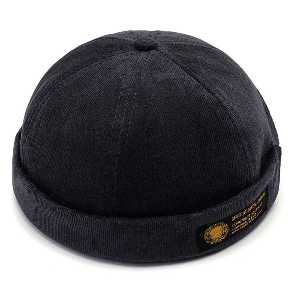 Men Hats Docker Cap Hats Beanie Retro Brimless Hat – GEGEEN DOMOG
