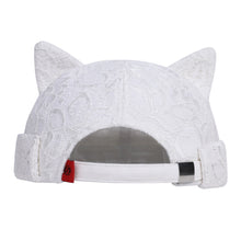 Load image into Gallery viewer, gegeen-domog-cute-cat-docker-cap-brimless-hat-rolled-cuff-retro-skullcap-beanie-for-women