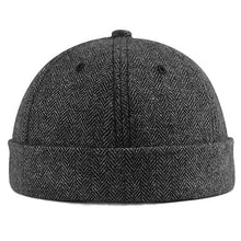 Load image into Gallery viewer, wool-docker-cap-brimless-hat-street-style-retro-skullcap-beanie-landlord-hat