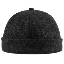 Load image into Gallery viewer, wool-docker-cap-brimless-hat-street-style-retro-skullcap-beanie-landlord-hat
