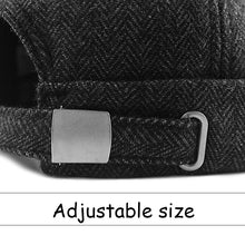 Load image into Gallery viewer, wool-docker-cap-brimless-hat-street-style-retro-skullcap-beanie-landlord-hat