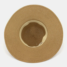 Load image into Gallery viewer, Sun Hat Womens Uv Protection Wide Brim Beach  Foldable Stylish Wild Brim Straw Hat
