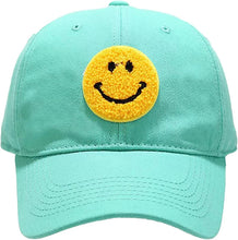 Load image into Gallery viewer, GEGEEN DOMOG Smiley Face Hat Baseball Cap Women Men Adjustable Trucker Hats Cute Smile Patch Sun Cap Unisex baseball cap
