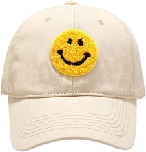 Lade das Bild in den Galerie-Viewer, GEGEEN DOMOG Smiley Face Hat Baseball Cap Women Men Adjustable Trucker Hats Cute Smile Patch Sun Cap Unisex baseball cap
