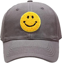 Lade das Bild in den Galerie-Viewer, GEGEEN DOMOG Smiley Face Hat Baseball Cap Women Men Adjustable Trucker Hats Cute Smile Patch Sun Cap Unisex baseball cap
