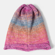 Load image into Gallery viewer, GegeenDomog Women Mixed Color Knitted Tie-dye Gradient Color Vintage Fashion Warmth Brimless Beanie Hat
