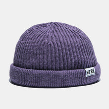 Load image into Gallery viewer, GegeenDomog Unisex Casual Patch Woolen Knitted Caps Skull Cap Dome Crimped Warm Elastic Cap Brimless Beanie
