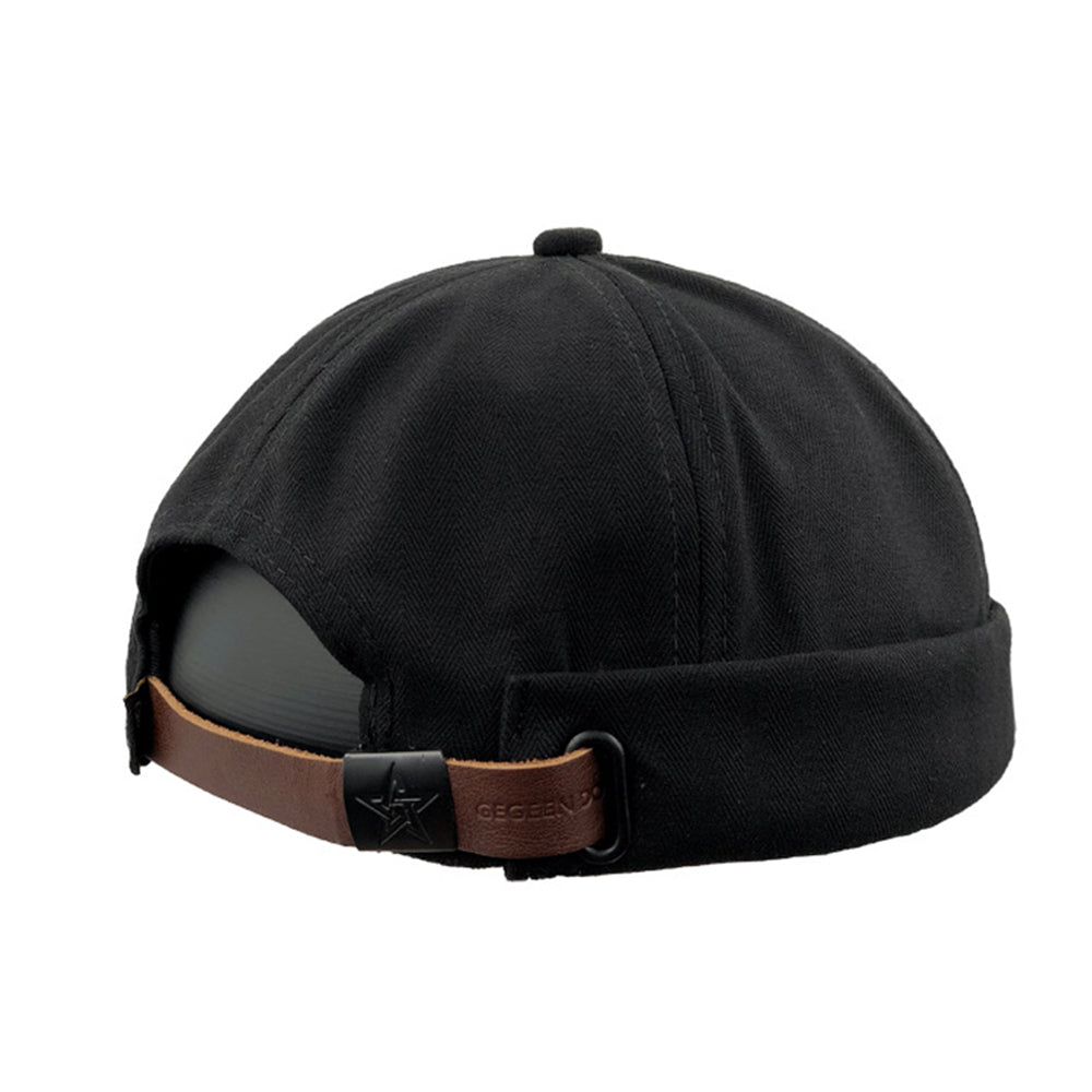 Men Hats Docker Cap Hats Beanie Sailor Cap Worker Hat Rolled Cuff