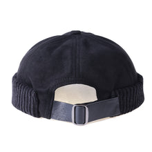 Load image into Gallery viewer, docker-cap-brimless-hat-worker-hat-rolled-cuff-retro-peakless-cap-landlord-hat
