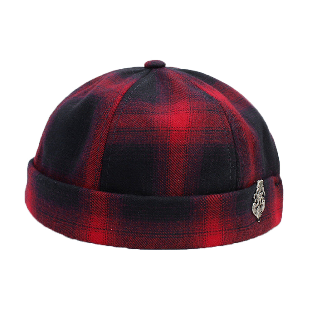 docker-cap-britain-style-brimless-hat-worker-hat-rolled-cuff-retro-landlord-hat