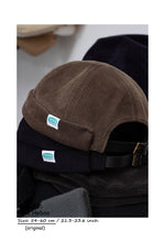 Load image into Gallery viewer, Docker-Hats-Retro-Brimless-Cap-Rolled-Cuff-Worker-Hat
