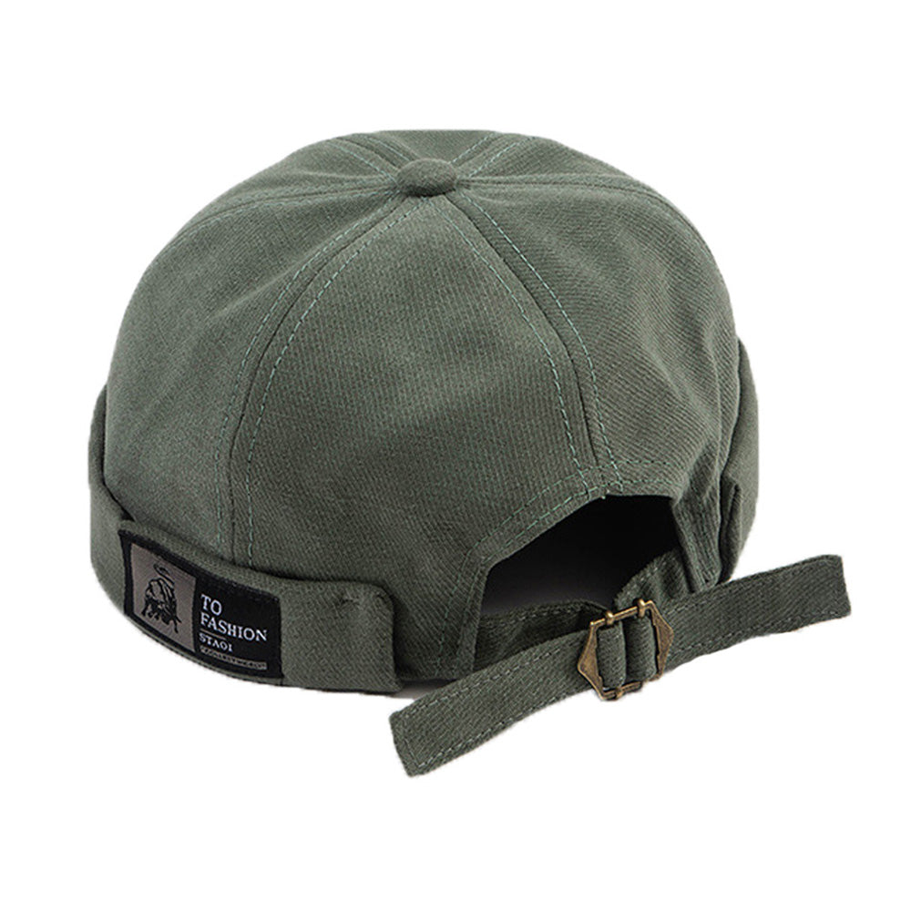 Docker Cap Pattern Docker Cap Cow pattern Brimless Hat Miki Hat for Men Women with Adjust ...